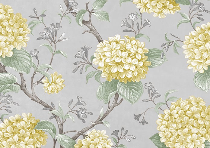Bouquet Velvet, Primrose - Motorised Roman Blind - Image 7